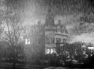Thunderstorm at the Addams Mansion
